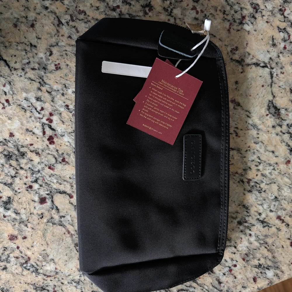 CHICECO Large Cosmetic Makeup Bag( 10x7x4)~Black-NWT'S